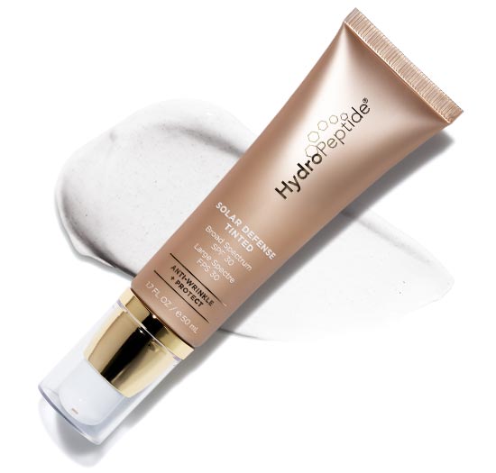 HydroPeptide Anti-Wrinkle + Protect Solar Defense Tinted Broad Spectrum SPF 30 HydroPeptide Anti-Wrinkle + Protect Solar Defense Tinted Broad Spectrum SPF 30